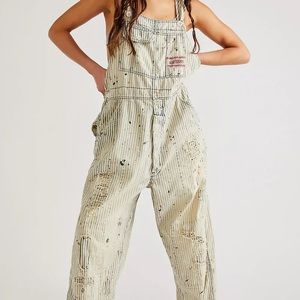 Magnolia Pearl Sanforized Painted Overalls